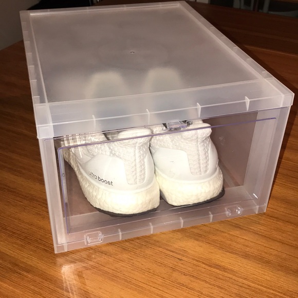 Men’s Drop Front Shoe Container - Picture 2 of 3